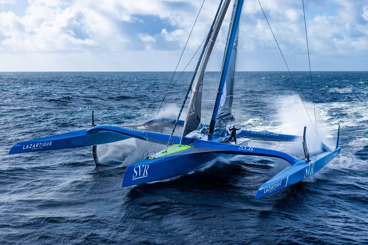 Trimaran ULTIM SVR-Lazartigue de Tom Laperche
